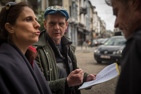 r&eacute;alisateur David Verlant - Tournage: Pour finir 30 Avril 2015 - Kino Kabaret International de Bruxelles